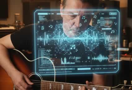 composition réel et production IA